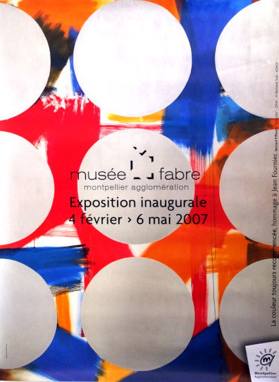 Ronds argentés et fond coloré