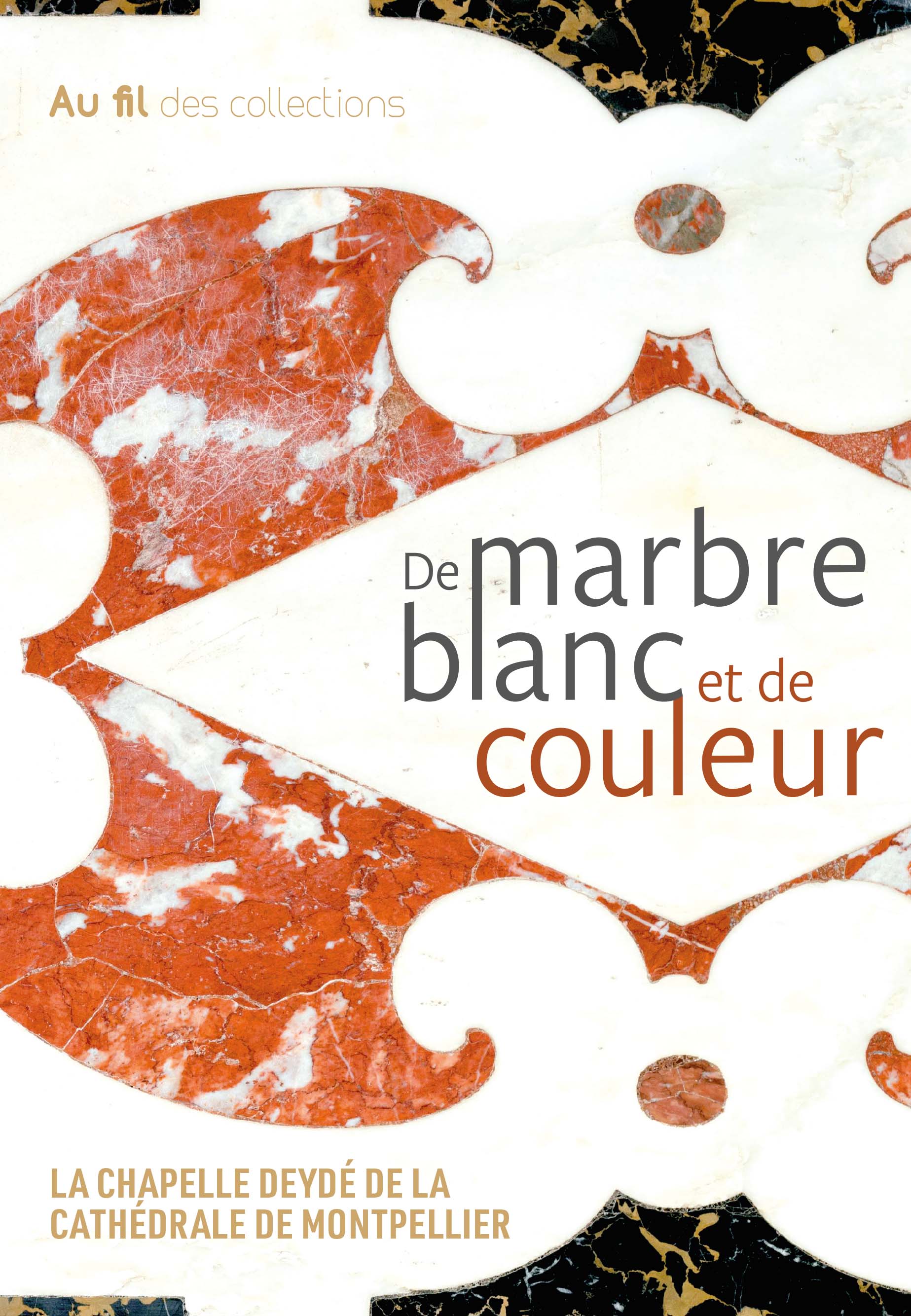 de marbre blanc et de couleur la chapelle deyde de la cathedrale de montpellier